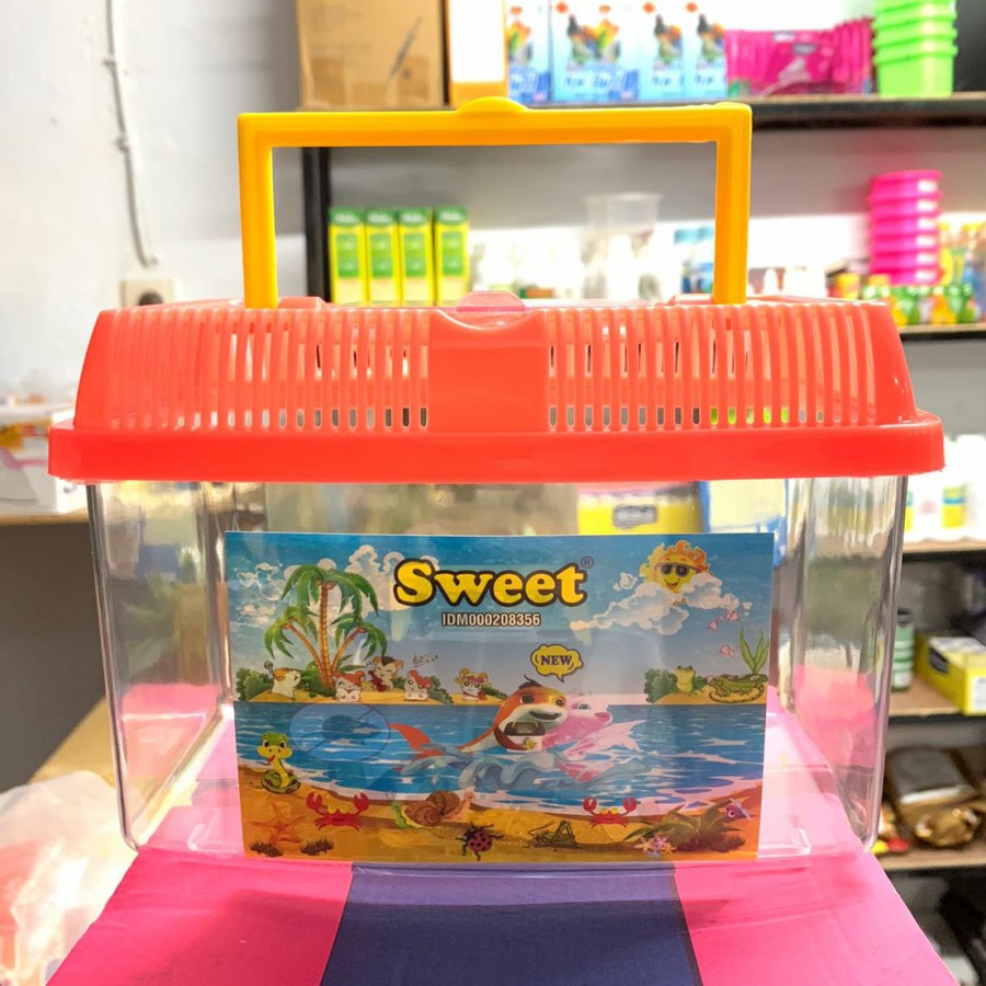 Sweet Terrarium Medium No 2 Kandang Kura Kura Air Ikan , ukuran besar