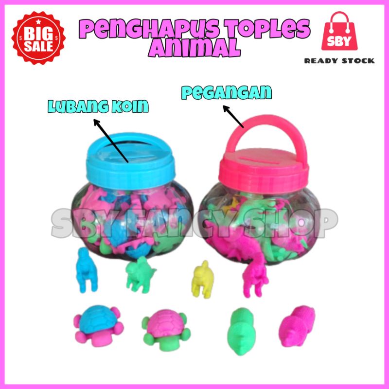 

TOPLES PENGHAPUS ANIMAL / CELENGAN PENGHAPUS DINO DINOSAURUS KURA KURA