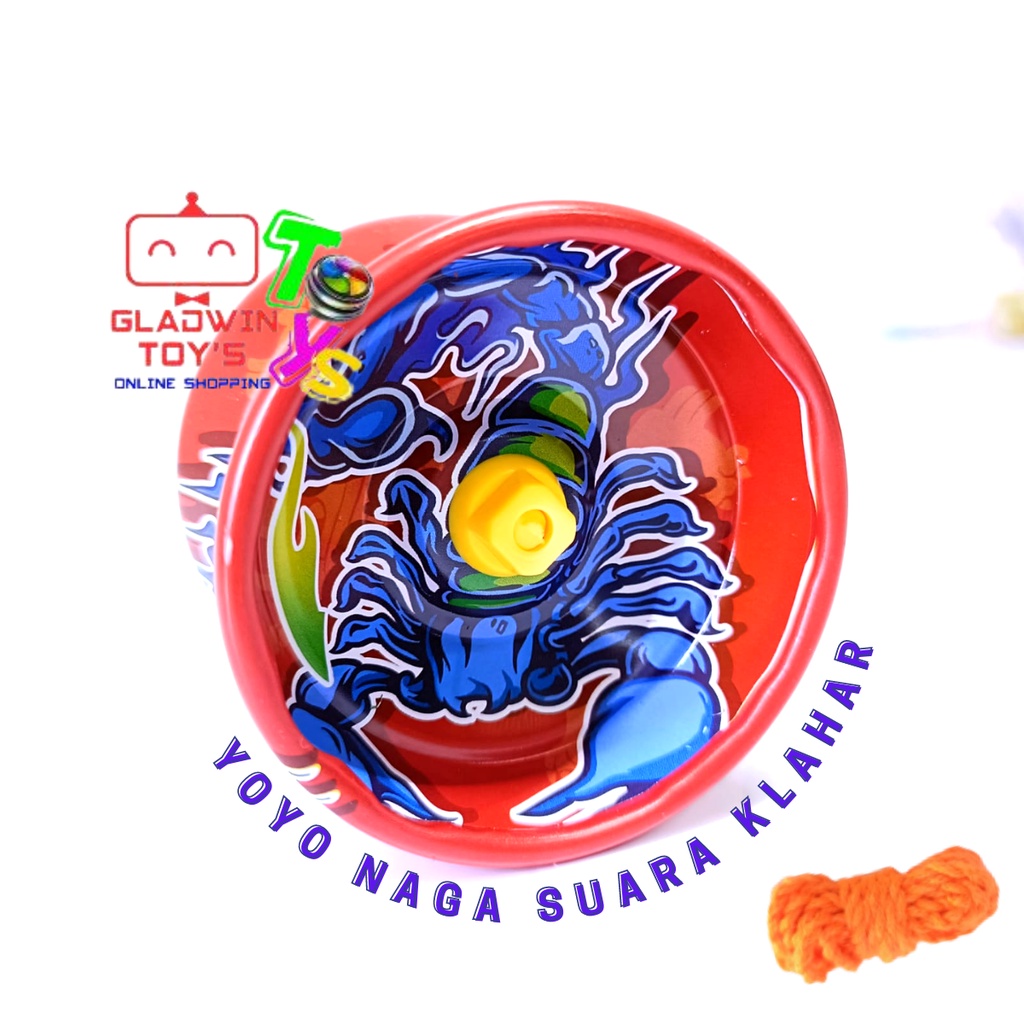 MAINAN YOYO MOTIF NAGA YO YO METAL