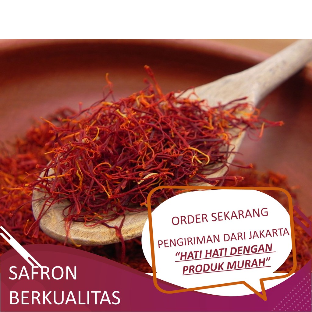 

Saffron Alfanoos, untuk Imunitas. Spain Grade 1 Asli Jeddah