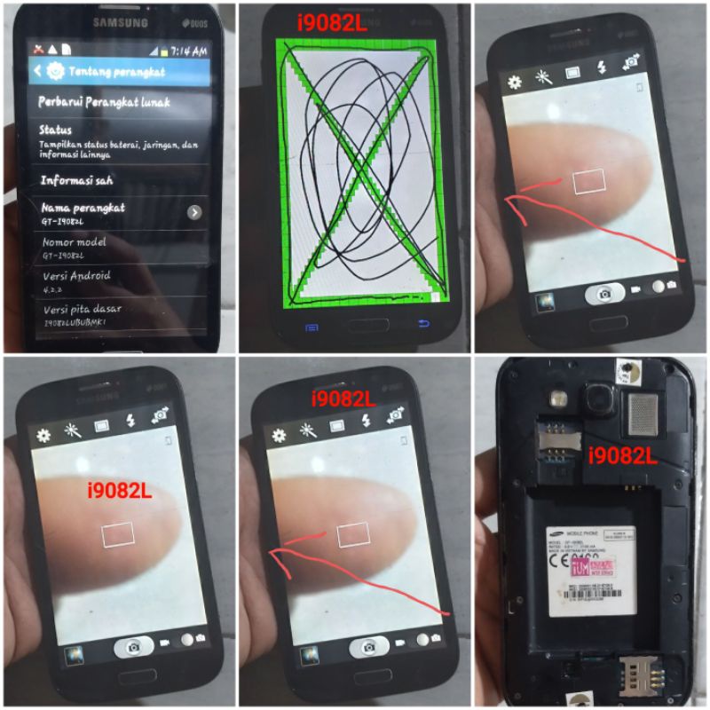 hp samsung grand duos i9082L & i9060 nyala minus (mesin hp android nyala minus)