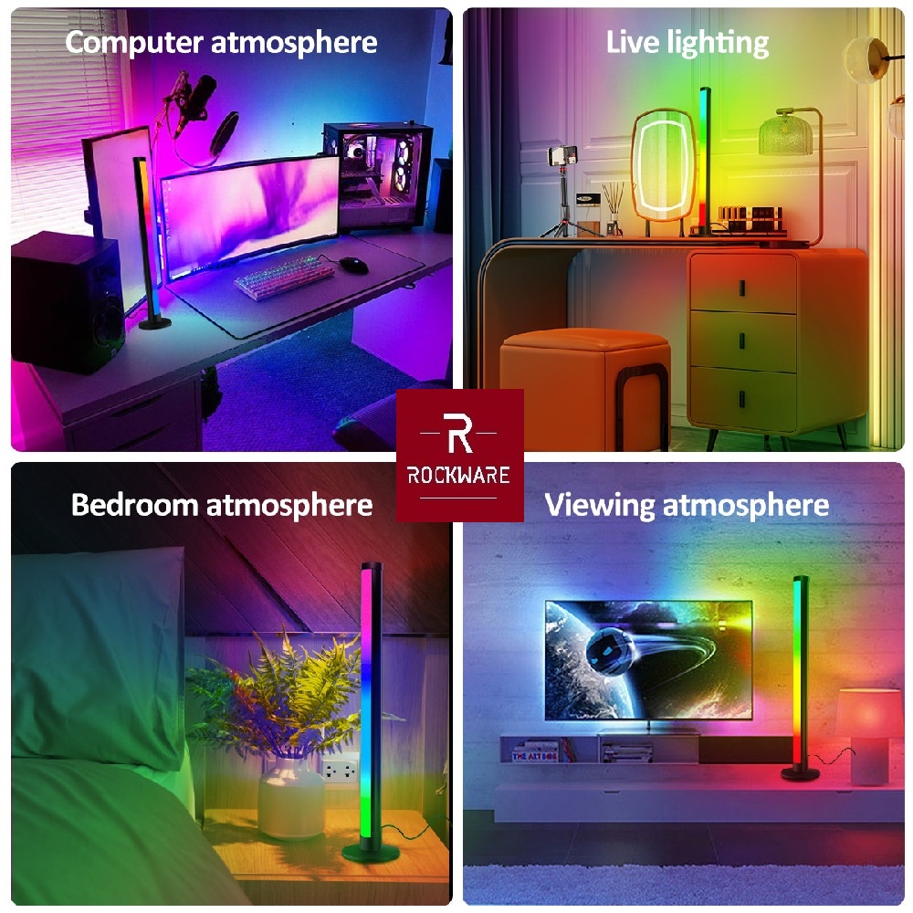 ROCKWARE LED RGB Magic Color Desktop Table Light Set - Set Lampu isi 2