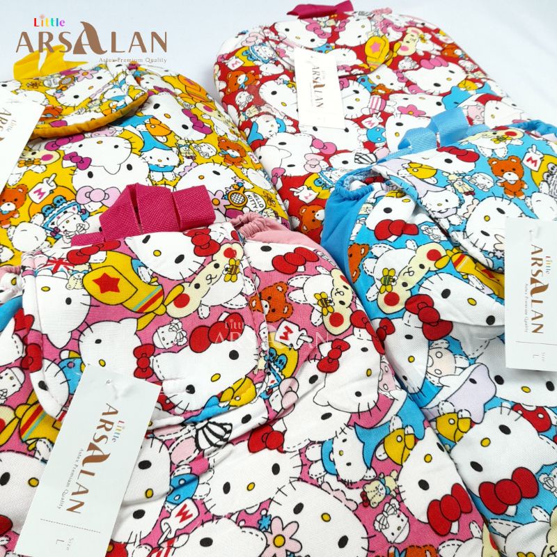 Mukena Anak Karakter Unicorn Minnie Mouse Doraemon Kuda Poni Hello Kitty Kupu-Kupu Tas Ransel Rayon Anak Paud TK SD | Mukena Arsalan