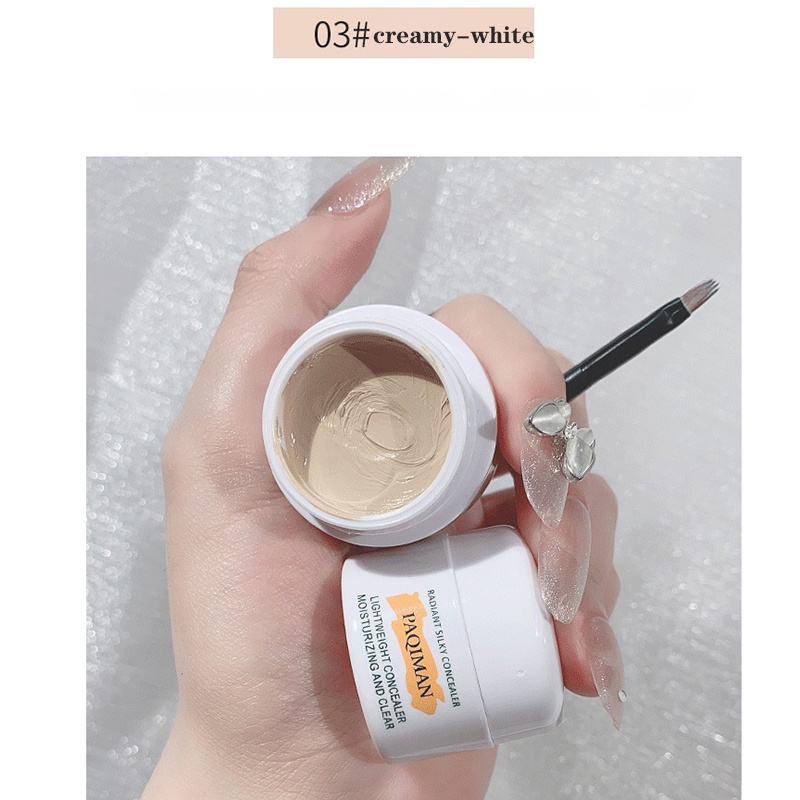 Concealer Foundation Cream Ultra-long-lasting Complexion Acne Marks Cover Spots Acne Cement Moisturizing Waterproof Base Makeup