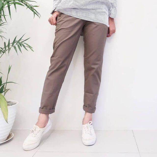 JUMBO BAGGY PANTS PREMIUM AMERICAN DRILL BIG SIZE 4L 5L 6L-MILO