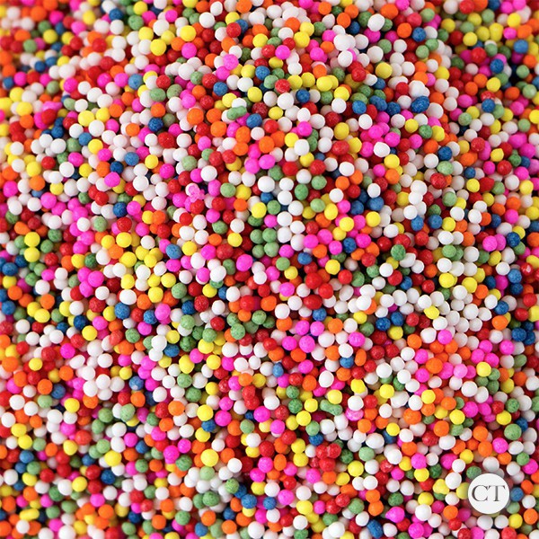 

Rainbow trimix trimit sprinkle spikel warna hiasan kue