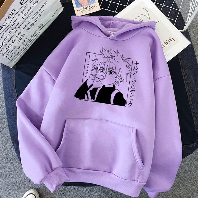 Sweater KILLUA ZOLDYCK HxH Oblong / Hoodie Anime Hunter X Hunter KILLUA ZOLDYCK Jumper