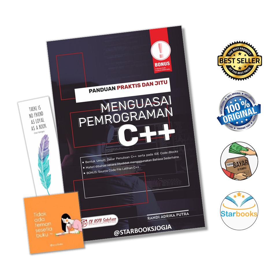 Jual NEW!! BUKU MENGUASAI PEMROGRAMAN C++: PANDUAN PRAKTIS & JITU ...