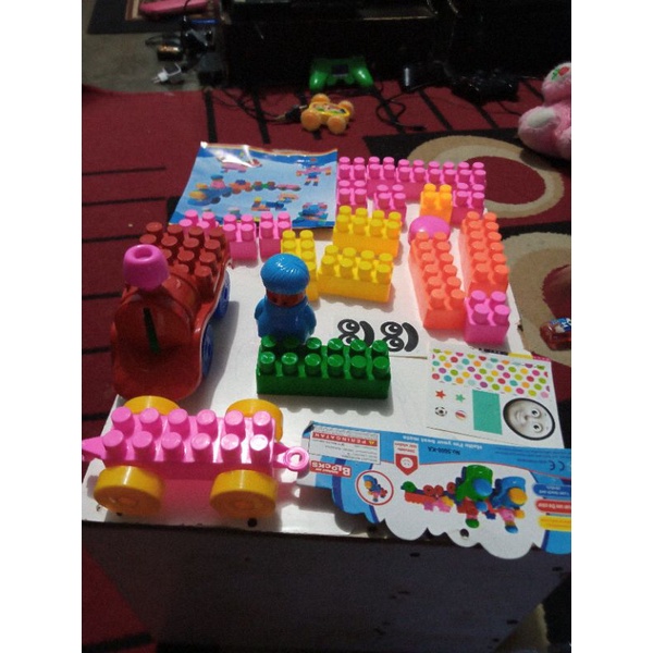 Lego kereta api anak stiker thomas