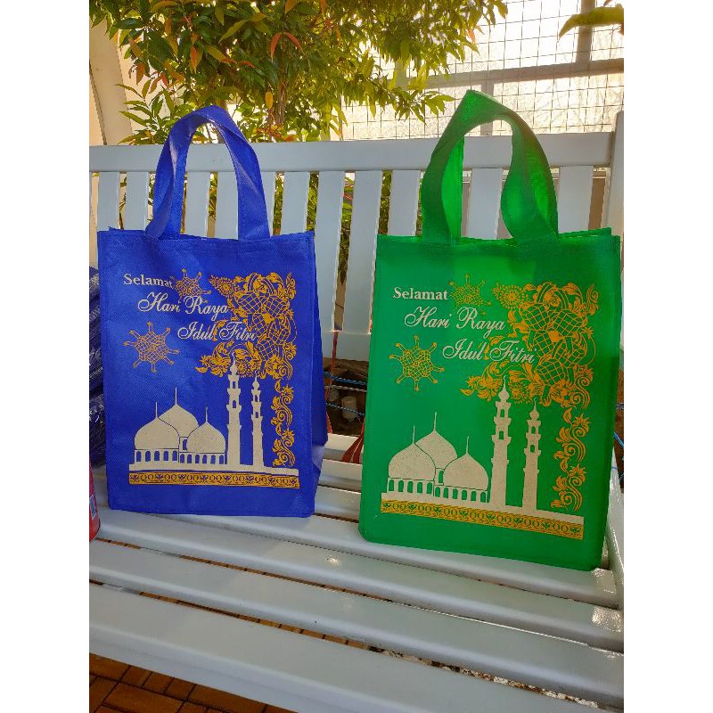 Tas Goodie bag Idul fitri SUPER PREMIUM TEBAL KAKU uk.30x40x20 (PxTxL)