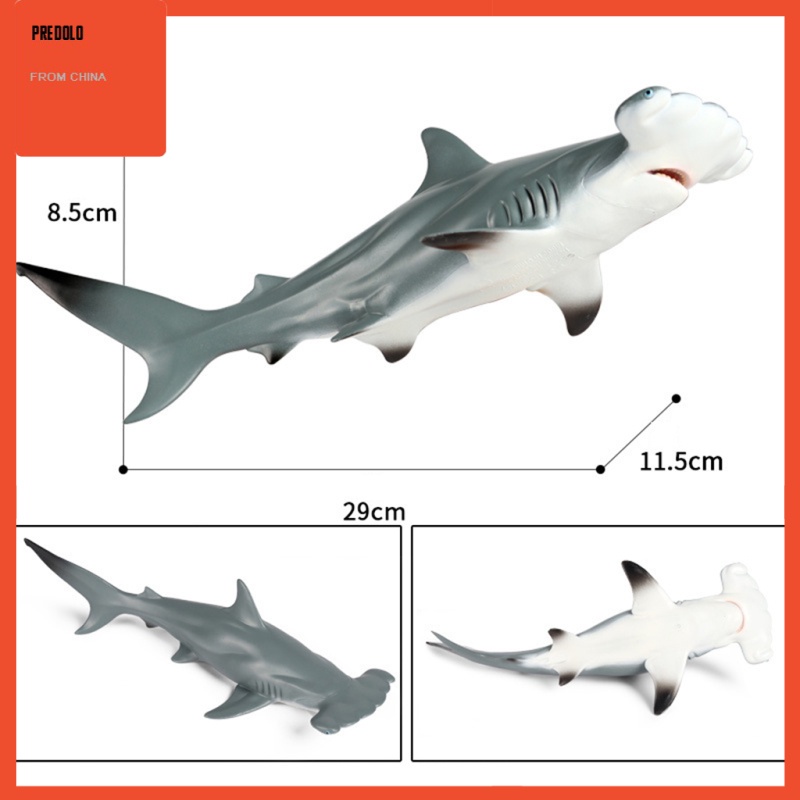 [In Stock] Shark Action Figures Miniature Model Sea Life Educational Toy Gifts for Boys