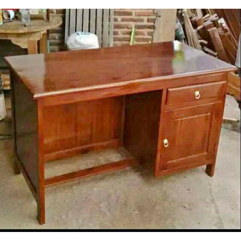 Meja kantor jati asli meja guru Jati meja kantor Jati Meja guru