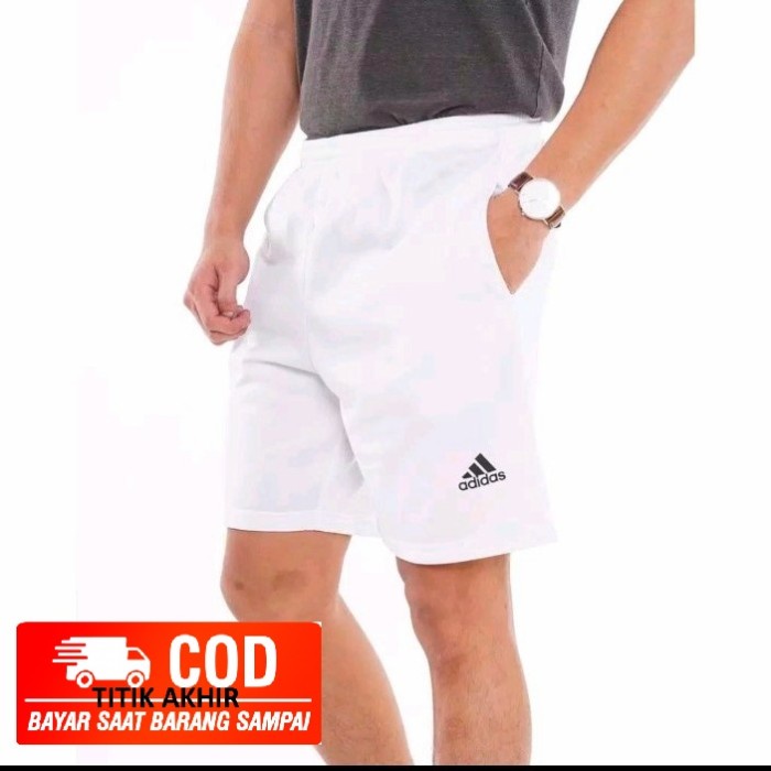 Celana Pendek (BISA COD) Celana Pendek ADS Pria Cowok putih santai olahraga KANTONG (W2M5) Short Pan