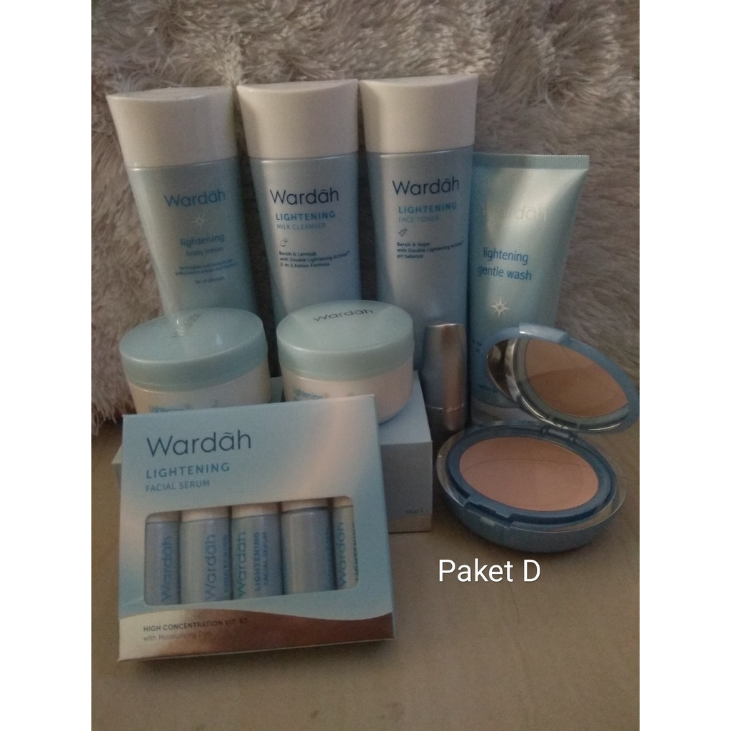 Wardah kosmetik Paket seserahan D