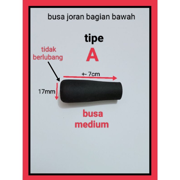 busa joran medium bagian bawah model Japan style