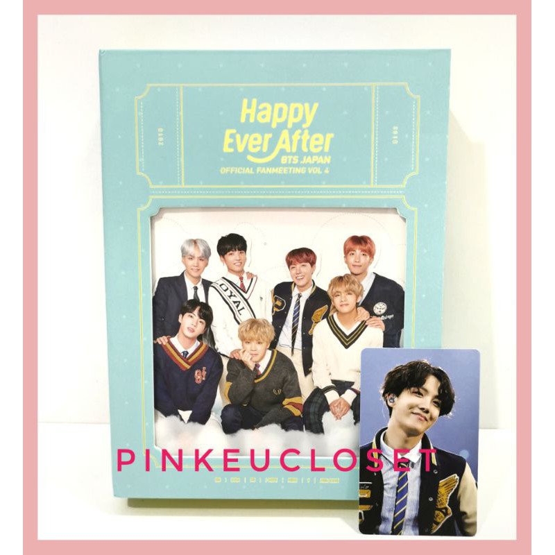 [READY RARE] BTS 4TH MUSTER DVD JAPAN JEPANG FULLSET JHOPE HOSEOK PHOTOCARD