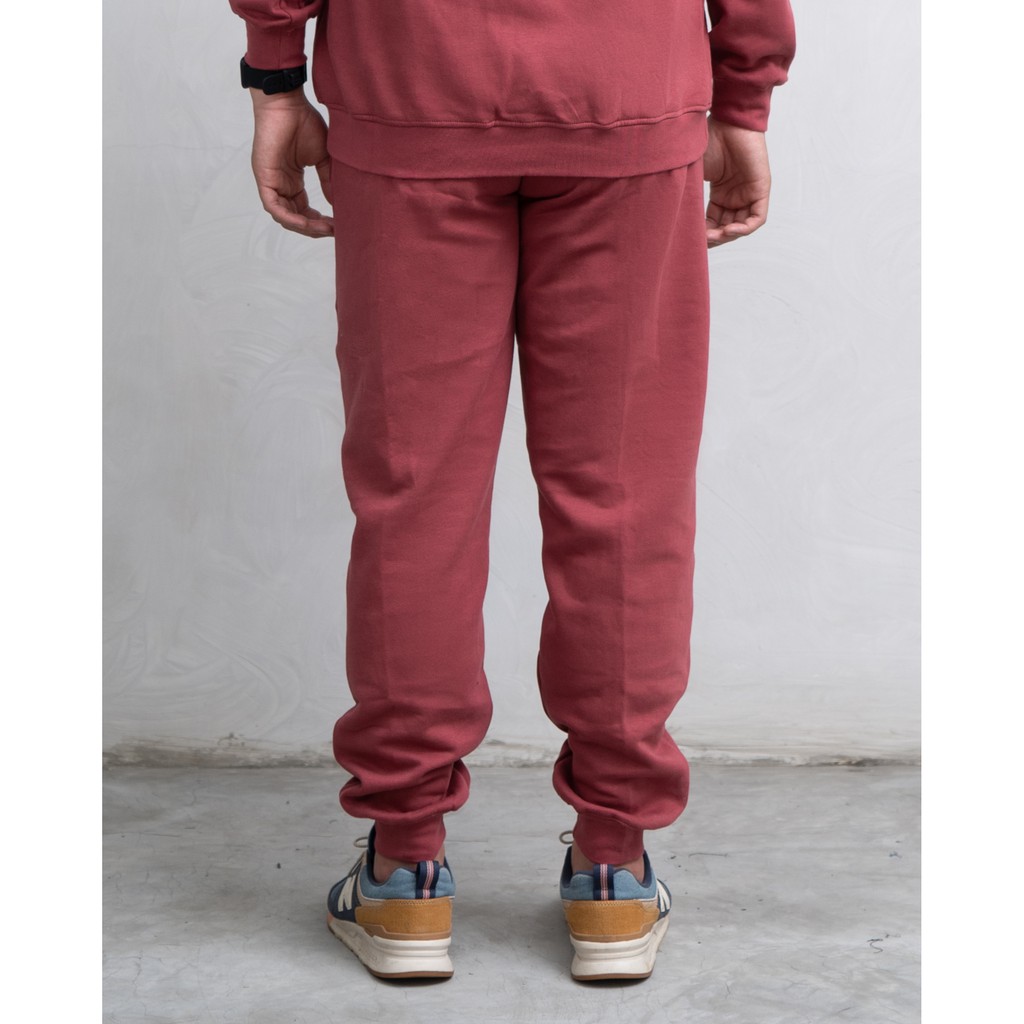 PLAIN TRAINING PANTS by PAD - AUBURN RED