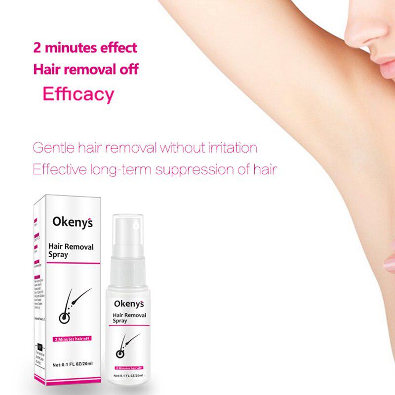 Okenys Hair Removal Spray | Spray Penghilang Bulu Tanpa Iritasi | Perontok bulu | Aman | 100% Original | Bisa COD