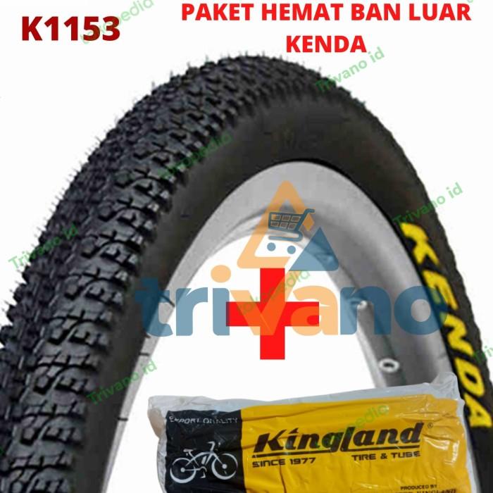 Tire | Paket Hemat Ban Luar Sepeda 26 X 1.95 Kenda Plus Ban Dalam 26 Kingland