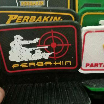 patch ruber Perbakin logo karet Perbakin emblem karet Perbakin Logo Perbakin