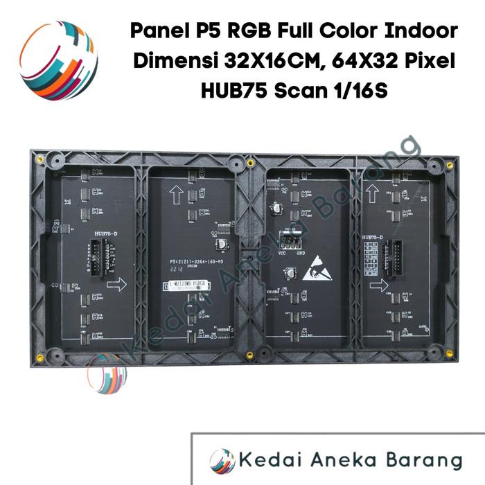 Panel Module Modul Led P5 Running Text Smd Rgb Full Color Indoor