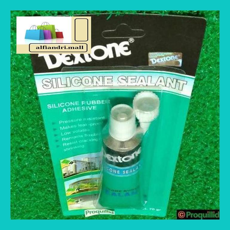 

510Fsjbc50 Lem-Dextone Silicone Rubber Sealant-Clear-Bening-Adhesive 70 Gr D6005Ckhd