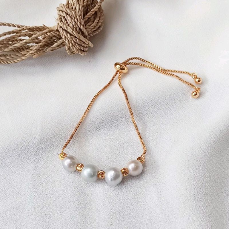 Gelang Serut Mutiara Lombok