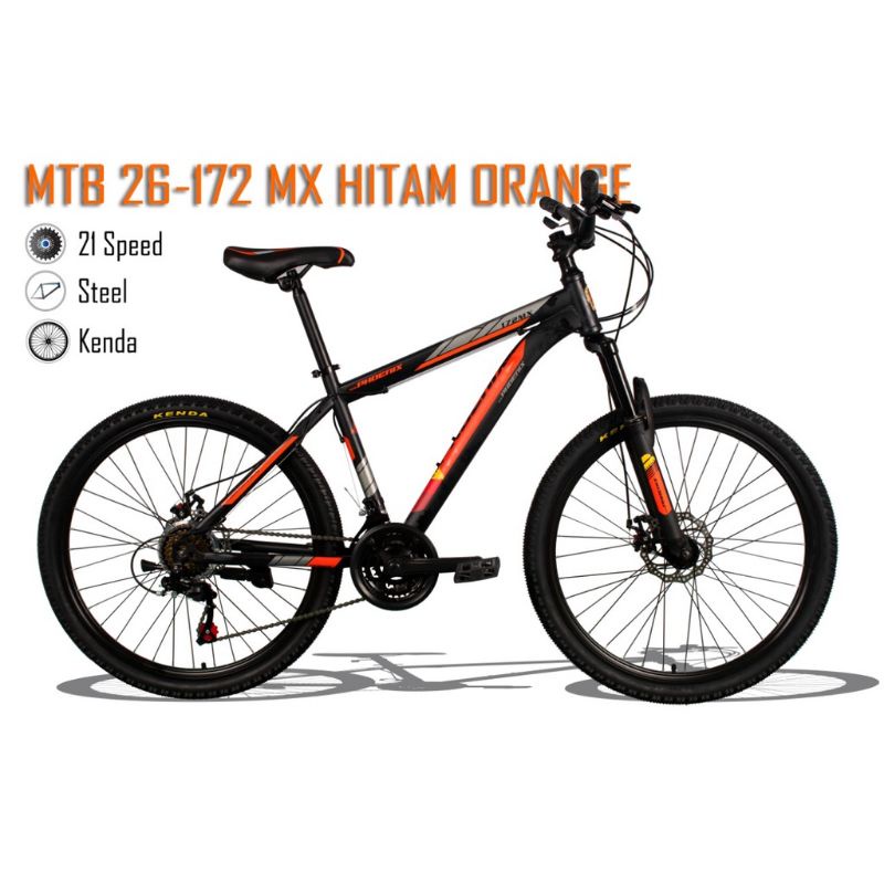 PROMO GRATIS ONGKIR JAWA-BALI Sepeda MTB 26 Phoenix 172 MX Sepeda Gunung