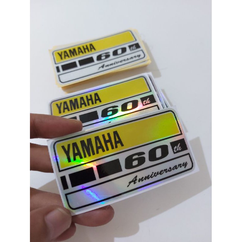 STICKER YAMAHA 60 TH ANNIVERSARY PRINCUTT