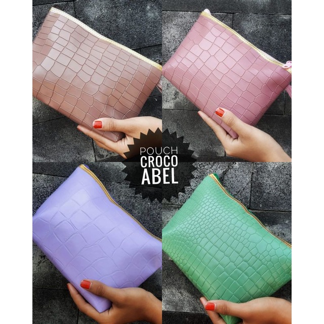 POUCH KOSMETIK ABEL CROCO DOFF