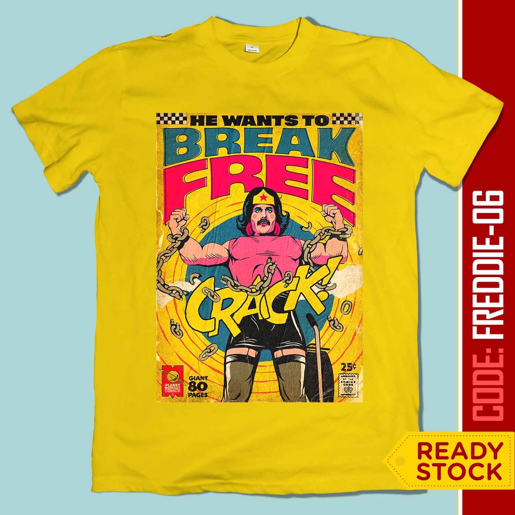 READY STOCK! KAOS FREDDIE MERCURY, KAOS QUEEN SINGLE