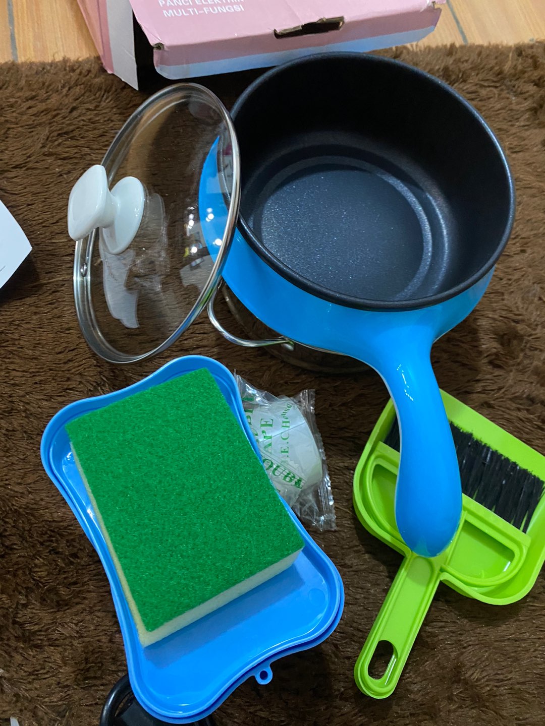 Tempat Sabun Cuci Piring Cairan Busa Sponge Soap Pump Sponge