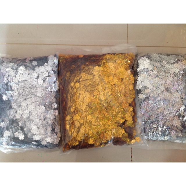 manik manik dolar bintang melati untuk payet baju/gaun/kerajinan tangan/aplikasi