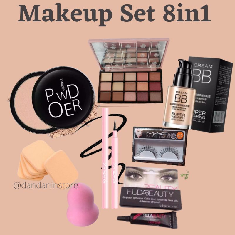 Paket Kosmetik Murah Set Make Up 9in1 8in1 3in1