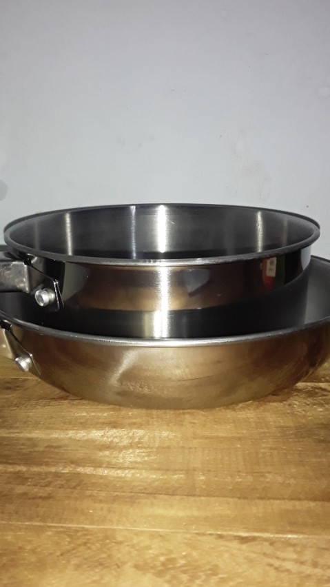 Home-klik Maspion Panda Fit A Set Wajan Penggorengan Sauce Pan 16 Cm & Fry Pan 20 Cm