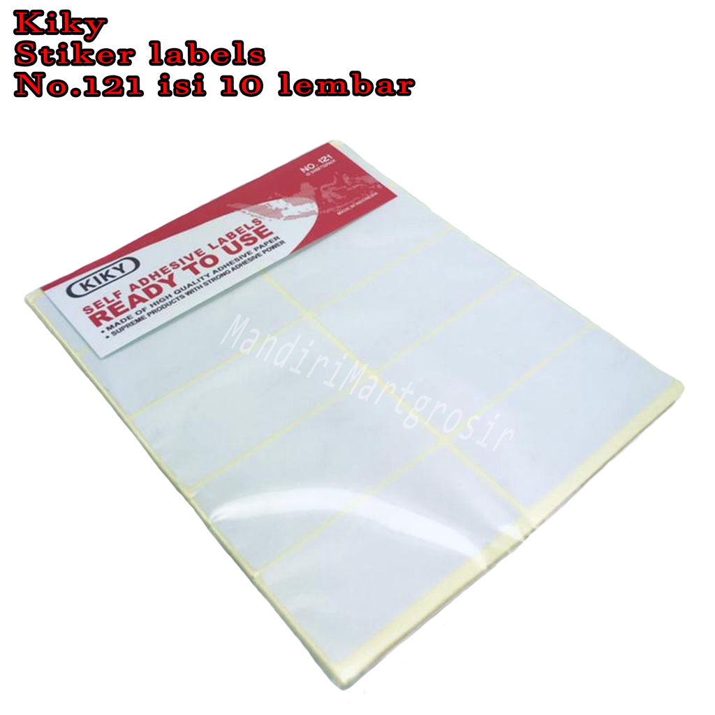 Stiker labels kiky * kiky * No.121 10Sheets