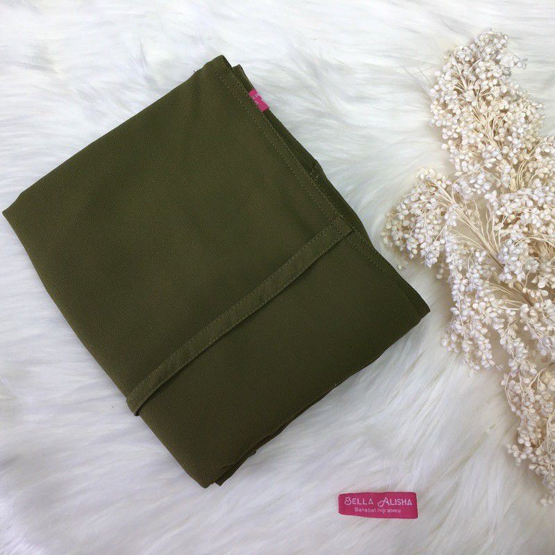 Hijab bergo tali tanpa pet