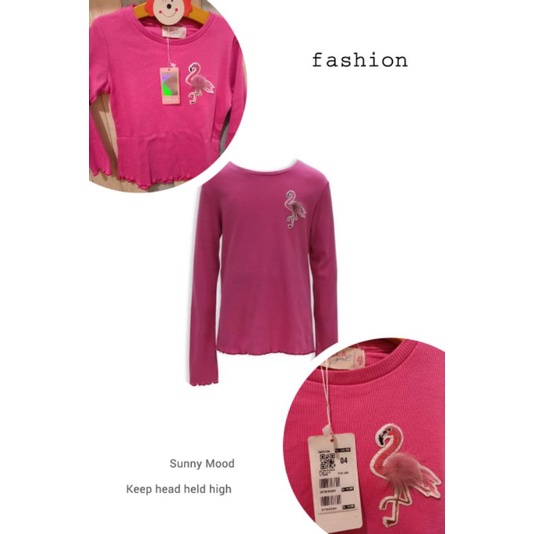 Atasan kaos panjang anak perempuan Osella/osella kids