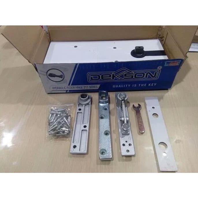 FLOOR HINGE DEKSON FH 211 / ENGSEL TANAM LANTAI PINTU KACA MERK DEKSON