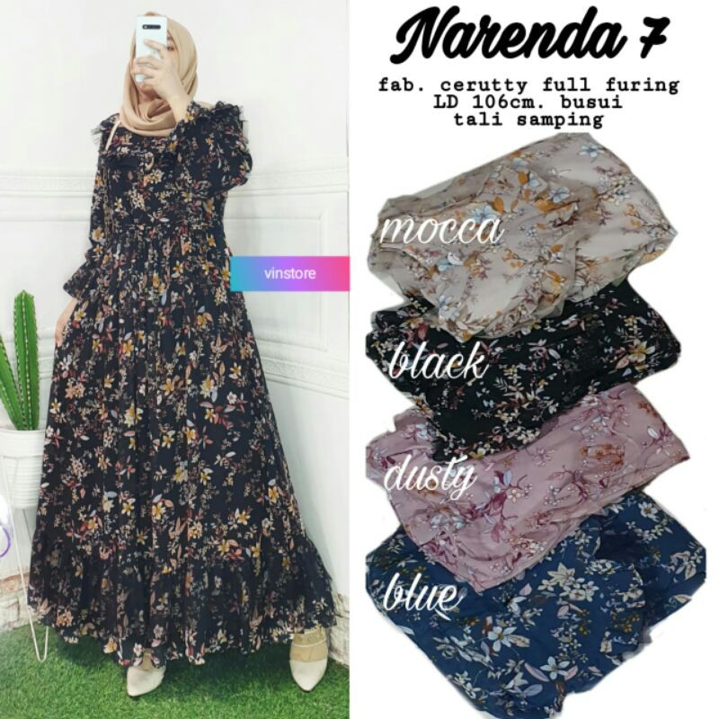 Narenda 7 By Vinstore || Gamis Syari
