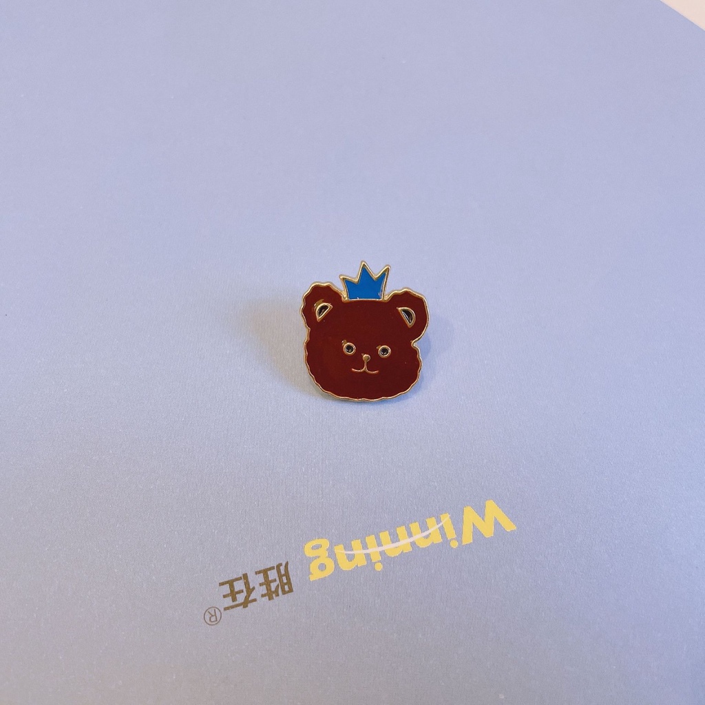 Lucu kartun anime bros Jepang dinosaurus kelinci strawberry beruang lencana siswa tas aksesoris paka