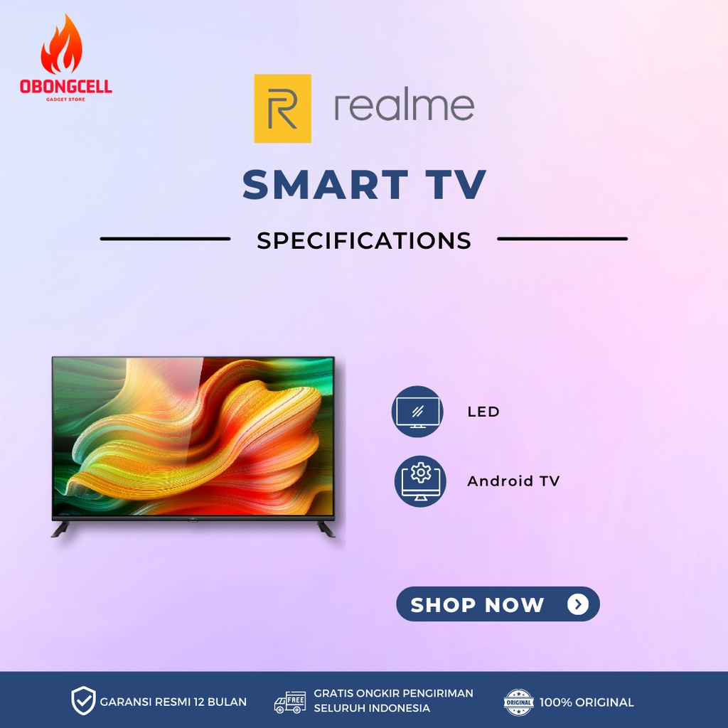 Realme Smart LED TV 32 inch [Android TV 9.0, Bazel-less, Dolby Audio]