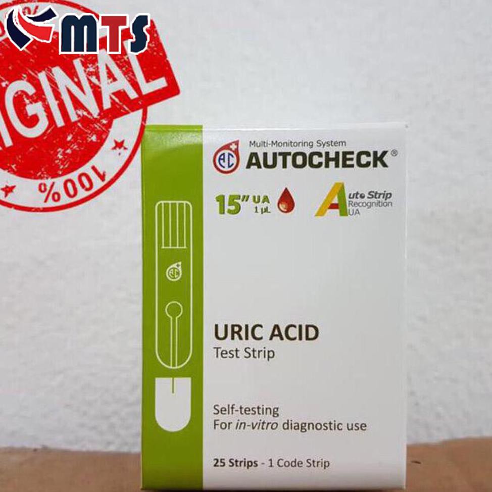 AUTOCHECK URIC ACID - TEST STRIP ASAM URAT AUTOCHECK ISI 25 STRIP