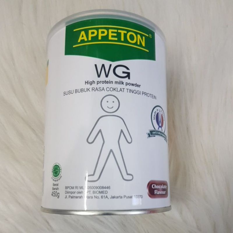 APPETON WEIGHT GAIN RASA VANILLA/COKLAT FLAVOR TINGGI PROTEIN ISI 450G