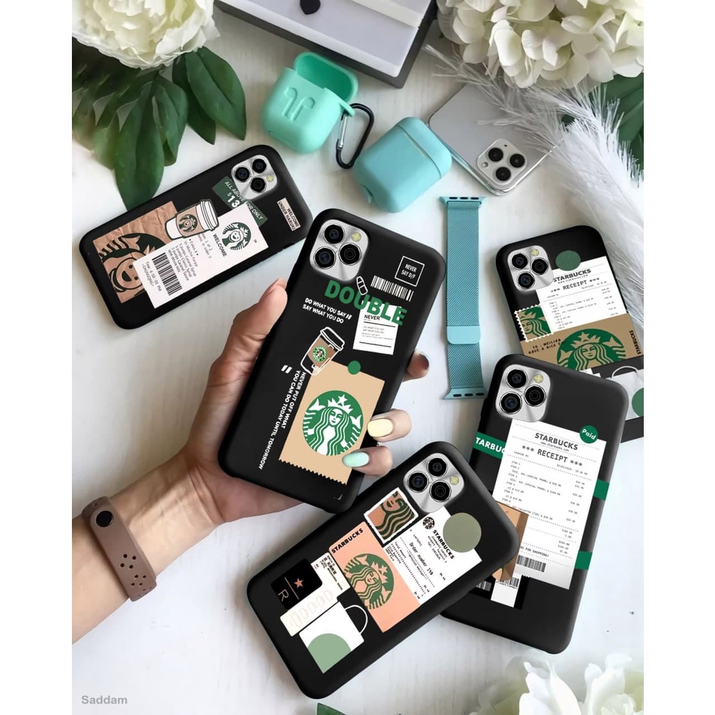 (04) CASE FULLPRINT STARBUCK SAMSUNG A32 (4G) A52 A72 A10 A10S A02S A12 A20 A30 A30S A50 A50S A11 A2