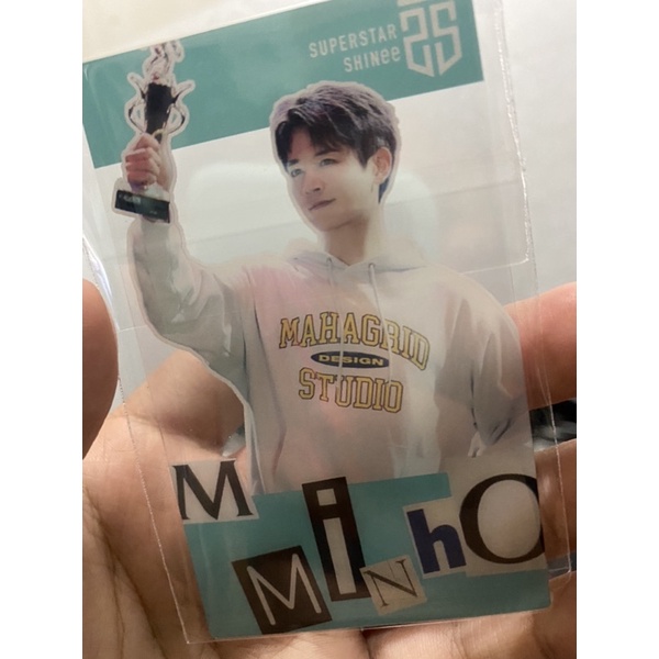 photocard minho shinee superstar tower records original benefit