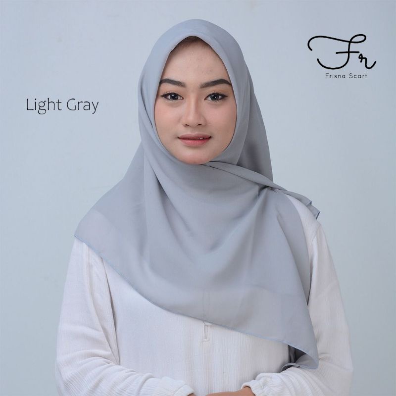 BELLA SQUARE POLLYCOTTON PREMIUM UKURAN 115x115-Light grey