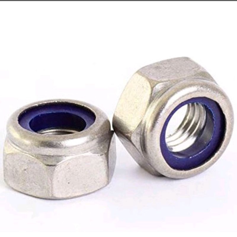 Jual Mur Nylon M5 Stainless Steel Lock Nut / Mur Nilon (hrg per biji