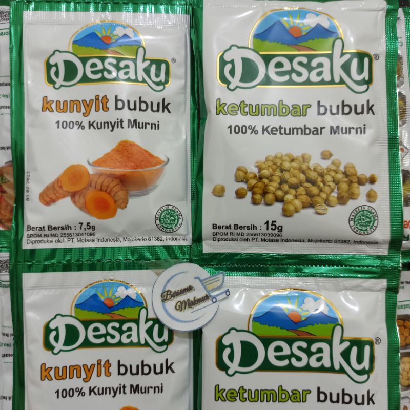 

DESAKU ketumbar / kunyit bubuk / marinasi @ 12 sachet