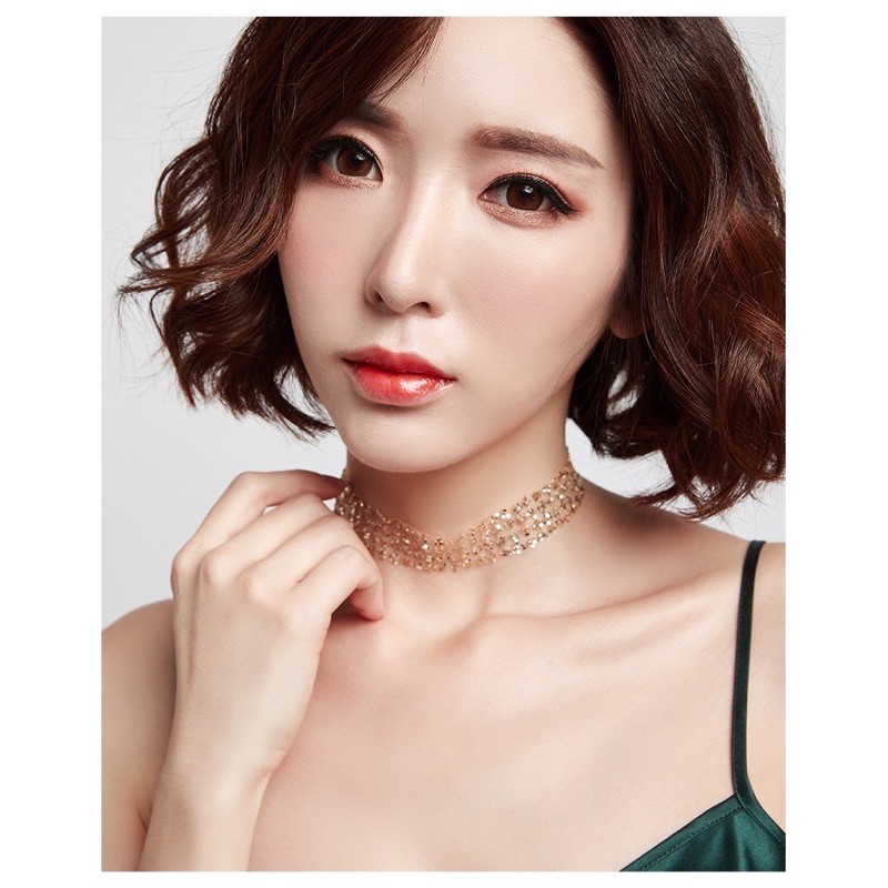 Kalung Choker Wanita Motif Mewah Elegan Party Necklace Model Istimewa Kado Istri Anak Hadiah Promo